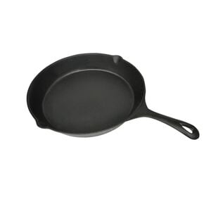 vidaXL Patelnia grillowa, żeliwna, 30 cm, okrągła