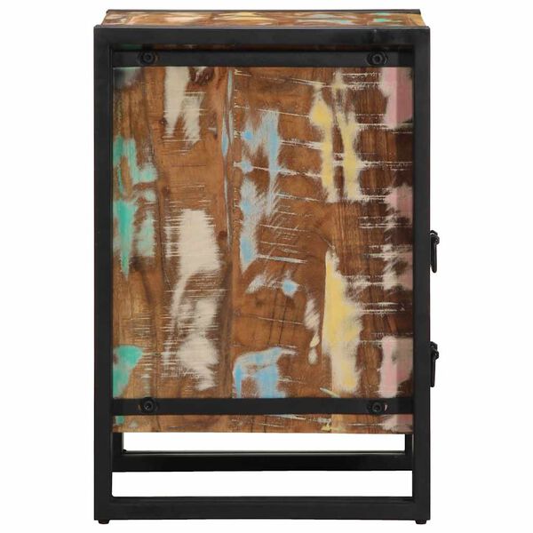 vidaXL Szafka nocna, 40x40x59 cm, lite drewno odzyskane