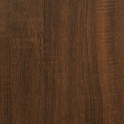 vidaXL Szafka nocna, brązowy dąb, 34x36x50 cm, materiał drewnopochodny