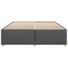 vidaXL Rama ł&oacute;żka bez materaca, ciemnoszara, 180x200 cm, obita tkaniną