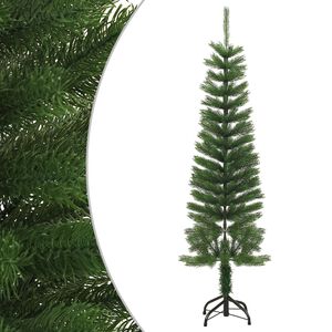 vidaXL Sztuczna, smukła choinka ze stojakiem, 150 cm, PE