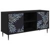 vidaXL Szafka pod telewizor DOKKUM 102 x 33 x 51 cm Czarny dąb