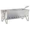 vidaXL Ognisko Campingowe 42 x 22 x 18 cm Stal nierdzewna srebrny