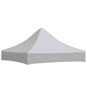 vidaXL Dach do namiotu imprezowego, 2 x 2 m, biały, 270 g/m&sup2;