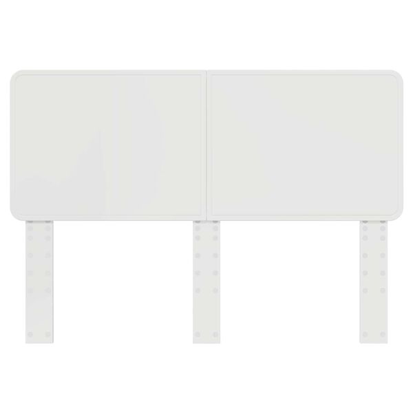 vidaXL Zagł&oacute;wek Błyszcząca biel 150 cm Materiał drewnopochodny