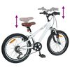 vidaXL Kids Mountain Bike 20 Cali 6-Speed dla dzieci w wieku 5-8 lat