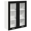 vidaXL Szafka wisząca Czarny Dąb 80 x 31 x 100 cm Drewno inżynieryjne