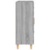 vidaXL Szafka, szary dąb sonoma, 69,5x34x90cm, materiał drewnopochodny