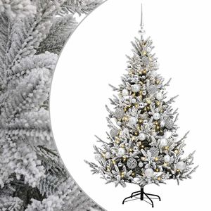 vidaXL Sztuczna choinka z bombką 120 cm 150 LED Ciepła biel