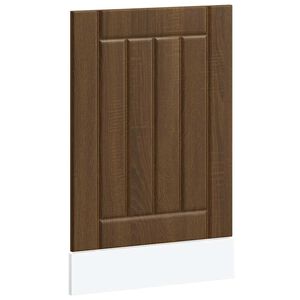 vidaXL Panel do zmywarki, Lucca, brązowy dab, materiał drewnopochodny