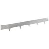 vidaXL Krawężnik do trawnika 10 szt. 100 x 12 cm Stainless Steel