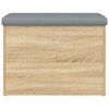 vidaXL Ławka ze schowkiem Sonoma Oak 62x42x45 cm Drewno konstrukcyjne