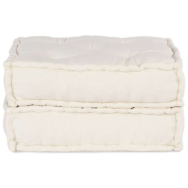 vidaXL Modułowa sofa kremowa 70x70x36 Tkanina