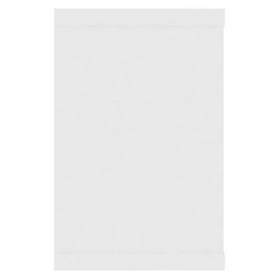 vidaXL Półki ścienne kostki, 4 szt., białe, 60x15x23 cm, płyta wiórowa