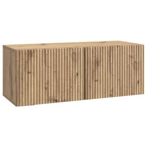 vidaXL Szafka RTV montowana na ścianie 78,5 x 31 x 30 cm Dąb artisan