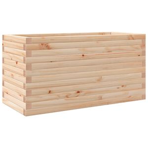 vidaXL Donica ogrodowa, 90x40x45,5 cm, lite drewno sosnowe