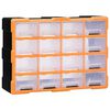 vidaXL Organizer z 16 średnimi szufladkami, 52x16x37 cm