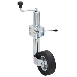vidaXL Koło kopiujące z zaciskiem, 60 mm, galwanizowana stal