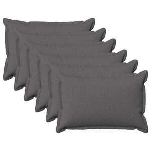 vidaXL Poszewka na poduszkę 6 pcs HOUTEN jasnoszary 30 x 50 cm