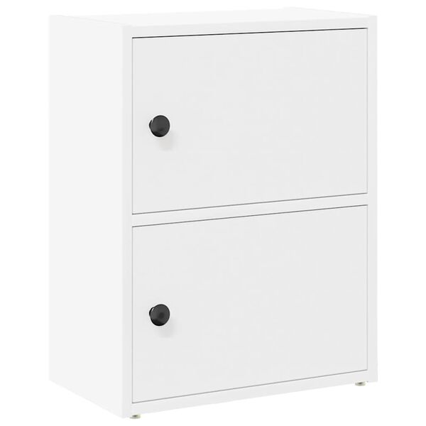 vidaXL Regał na książki, biała, 40x24x52 cm, materiał drewnopochodny