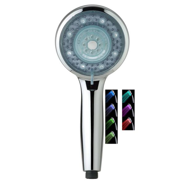 SCH&Uuml;TTE Słuchawka prysznicowa z LED GALAXIS, chrom