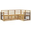 vidaXL Zestawy sof 4 pcs Biały 187,5 x 128,5 x 73 cm