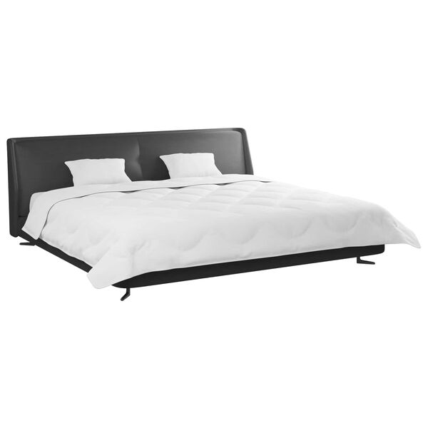 vidaXL Duvet z poduszkami z poduszką 3 pcs Biały Mikrofibra i Puch