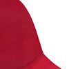 vidaXL Obrotowe krzesło biurowe, winna czerwień, tapicerowane tkaniną