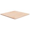 vidaXL Kwadratowy blat do stolika, 60x60x1,5 cm, surowe drewno dębowe