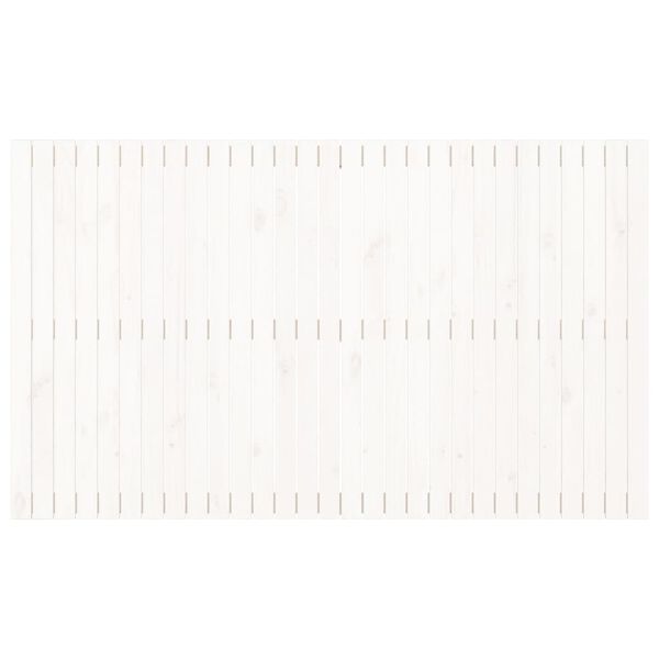 vidaXL Wezgłowie ł&oacute;żka, białe, 185x3x110 cm, lite drewno sosnowe