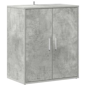 vidaXL Szafki na buty 60 x 35 x 70 cm Betonowy szary 5 par but&oacute;w