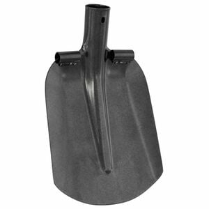 vidaXL Głowica łopaty Srebrny 33 x 21 cm Stal malowana proszkowo