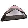 DERYAN Moskitiera namiot pop-up na ł&oacute;żko, 200x90x110 cm, r&oacute;żowa