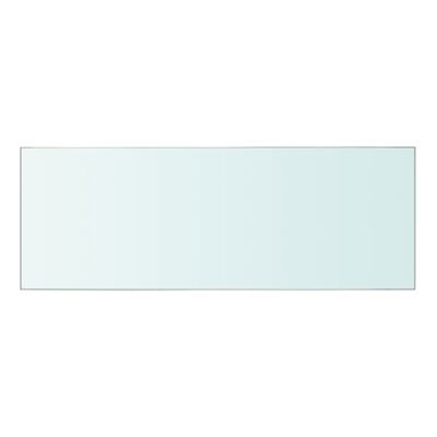 vidaXL Szklany, bezbarwny panel, 40x12 cm