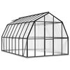 vidaXL Szklarnia z ramą podstawy, antracytowa, 12,63 m&sup2;, aluminiowa