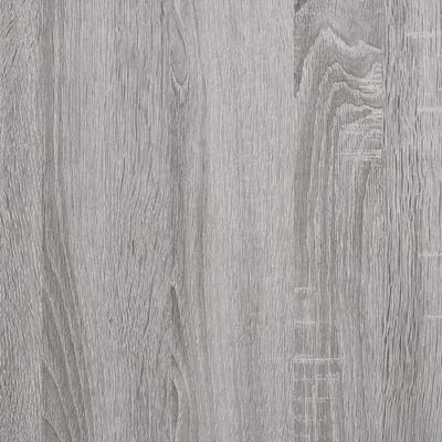 vidaXL Szafa, szary dąb sonoma, 100x50x200 cm, materiał drewnopochodny