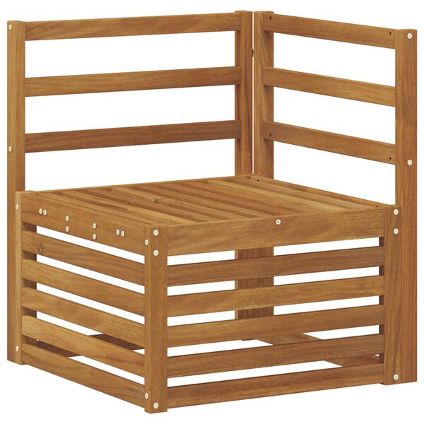 vidaXL Zestawy sof 10 pcs Naturalny Lite Drewno Akacji