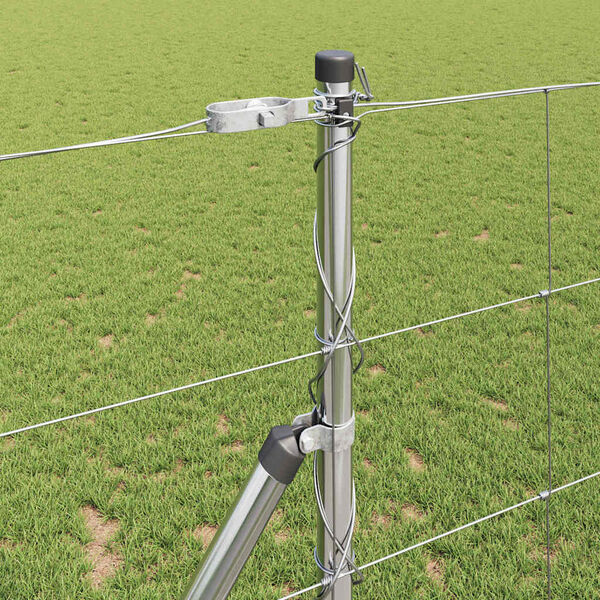 vidaXL Dziki Płot Ocynk na gorąco 1000 x 120 x 0,18 cm Żelazo