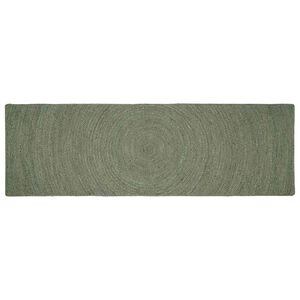 vidaXL Dywany pokojowe Oliwkowy zielony 80 x 250 cm Juta