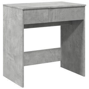 vidaXL Toaletka z lustrem, szarość betonu, 73x46,5x120 cm