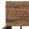 vidaXL Rama ł&oacute;żka, naturalny rattan, 180 x 200 cm