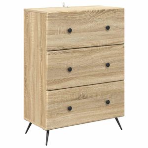vidaXL Szafka z Szufladami dąb Sonoma 66 x 34,5 x 90 cm