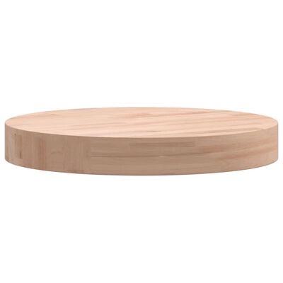 vidaXL Blat do stolika, Ø30x4 cm, okrągły, lite drewno bukowe