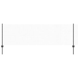 vidaXL Ogrodzenie z słupkiem Szary