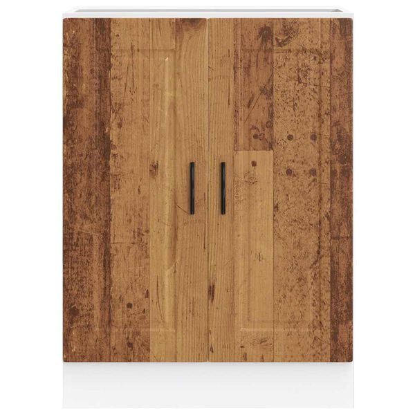 vidaXL Szafka kuchenna dolna, Porto, stare drewno