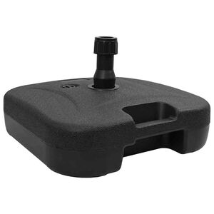 vidaXL Podstawa do parasola Czarny 45 x 45 x 29,5 cm