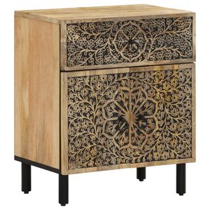 vidaXL Szafka nocna, 50x33x60 cm, lite drewno mango