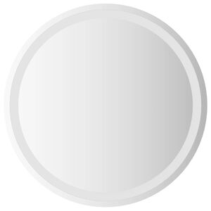vidaXL Lustro łazienkowe LED przezroczysty &Oslash; 60 cm szkło hartowane