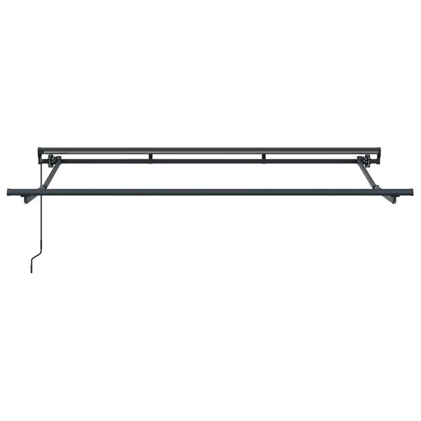 vidaXL Ręczna markiza zwijana Ż&oacute;łty, Pomarańczowy i Biały 3,5 x 2 m