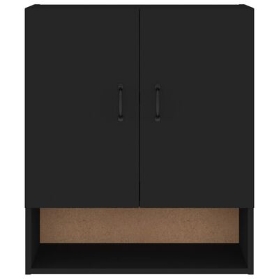 vidaXL Szafka wisząca, czarna, 60x31x70 cm, materiał drewnopochodny